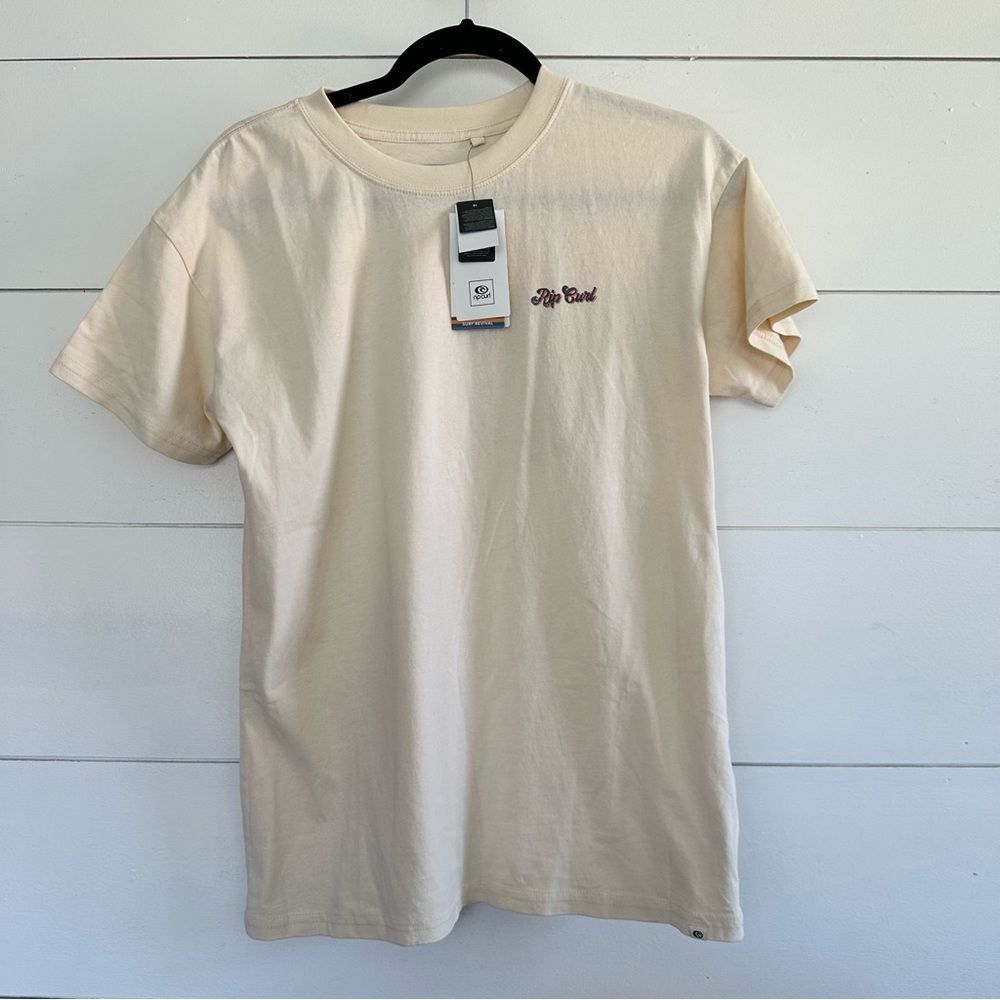 Ripcurl Horizons Logo Graphic Oversized Tee Size XS NWT